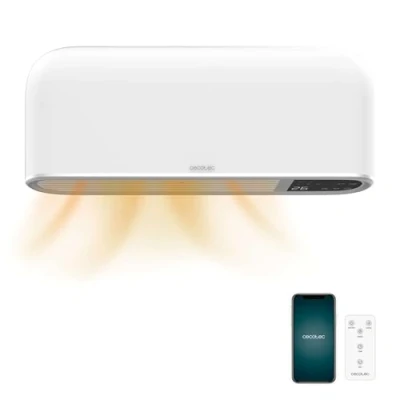 Imagen de Cecotec Calefactor cerámico de baño ReadyWarm 2000 Max Box Ceramic Connected con W, control por wifi y protección IP22, 20 m2