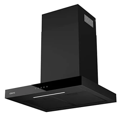 Imagen de CIARRA CBCB6102 Campana Extractora 60 cm 650 m3/h Control Táctil 4 Velocidades Recirculación por Filtro de Carbón CBCF003 Negra