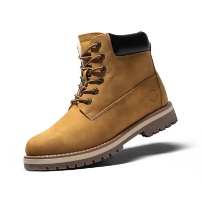 Imagen de Bruno Marc Botas al Aire Libre Impermeables con Aislamiento de Invierno y Nieve para Hombre,Size 42,Amarillo,SBSB226M E