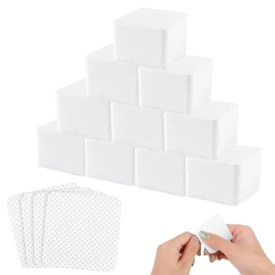 Imagen de 1000Piezas Celulosa para Uñas,Toallitas Sin Pelusa Uñas,Sin Pelusas Toallitas Uñas,Almohadillas Limpiar Uñas,para Esmalte de Uñas Cara Ojos Labios Removedor