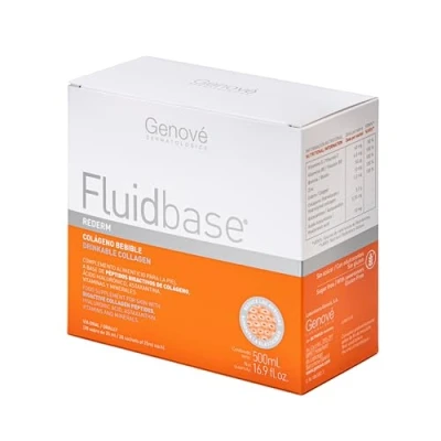 Imagen de Fluidbase Rederm colágeno Bebible Antiaging Combate el Envejecimiento Cutaneo Estimula la Síntesis de y elastina 20 sobres