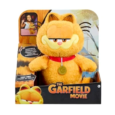 Imagen de Animagic Garfield Peluche de Gato con música Good Life la película, Ideal para niños a Partir 3 años, 25 cm, Pilas AA Incluidas