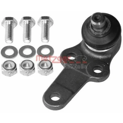 Imagen de METZGER 57013918 Rótula de suspensión Eje delantero, derecha, izquierda, debajo con material montaje añadido KIT +