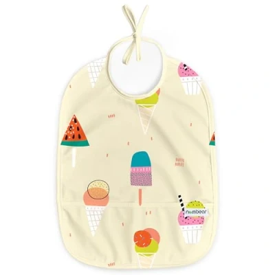 Imagen de Nombear ® Baberos Bebe Impermeables para Bebés de 6 a 12 Meses, Babete Impermeável Bebe, Babero Comida Bebé, Delantal Paquete 1