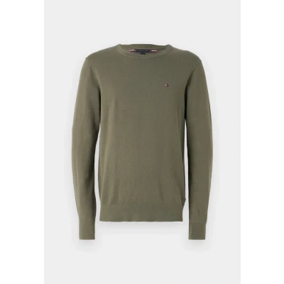 Imagen de Tommy Hilfiger Essential CREW NECK Jersey de punto, Hombre, Talla: Large, Battle green