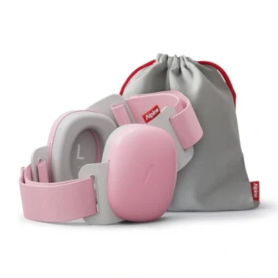 Imagen de Alpine Muffy Baby Cascos Bebe Antiruido Protección Auditiva para Bebés y Niños Reducción del Ruido 24 dB Banda ajustable Ideales Viajar, con Certificación CE ANSI Rosa