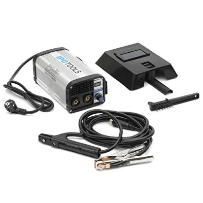 Imagen de IPOTOOLS dispositivo de soldadura MMA 160R con electrodos, inversor IGBT, 160 amperios, pantalla LCD digital, 230 V, antiadhesivo, arranque en caliente, Arc Force