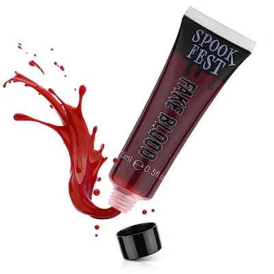 Imagen de Especial FX Profesional Sangre falsa Maquillaje de terror 15 ml para vampiro Zombie Teatro Efectos Especiales Realista Halloween