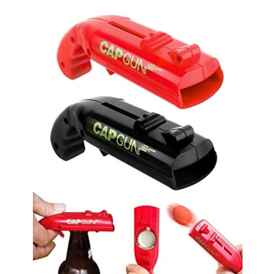 Imagen de Abrebotellas Pistola, Abridor de Botellas Cerveza, Pistola para Inicio Bar Fiesta Beber, Dispara más 5 Metros