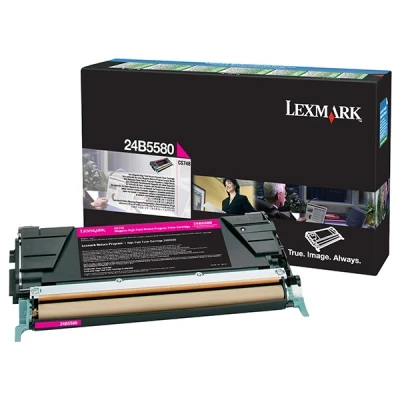 Imagen de Lexmark 24B5580 toner magenta XL (original)