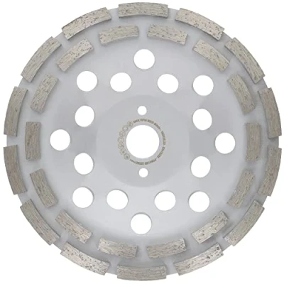 Imagen de PRODIAMANT muela de copa diamantada Premium 180mm hormigón universal 180 mm x 22,2 doble fila altura 26