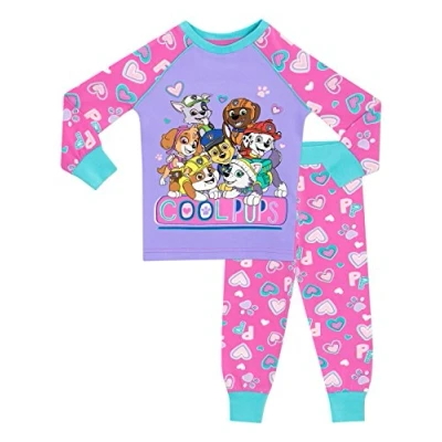 Imagen de Paw Patrol Pijamas para Niñas Ajuste Ceñido Multicolor 4 5 años