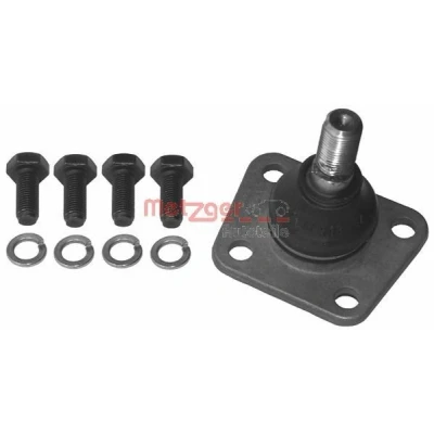 Imagen de METZGER 57015718 Rótula de suspensión Eje delantero, derecha, izquierda, debajo con material montaje añadido KIT + 16,8