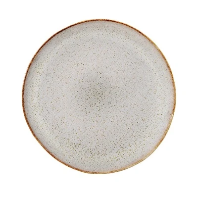 Imagen de Bloomingville Plato Sandrine, gris, cerámica, 22 x 5,5 cm