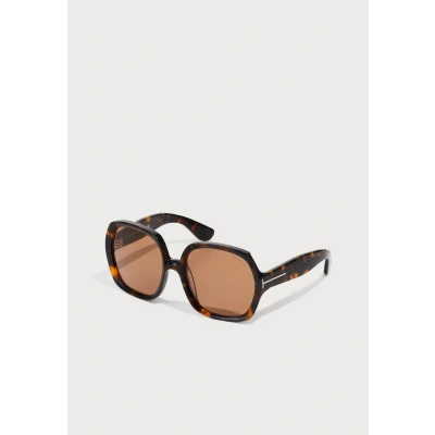 Imagen de TOM FORD Mujer FT1221 SAFFRON 52E Gafas de sol Acetato la Habana Marrón Cuadrada Normal Sombreado