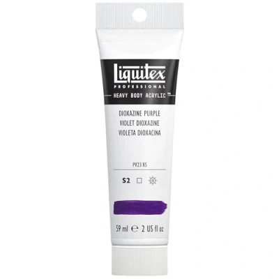 Imagen de Liquitex Heavy Body Tubo De Pintura Acrílica, Violeta dioxacina, 59 ML