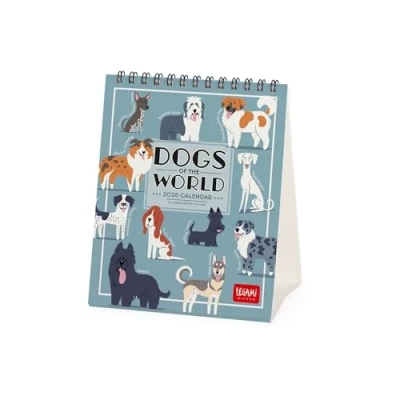 Imagen de Calendario 2026 Sobremesa Mes Vista Dogs Of The World Legami