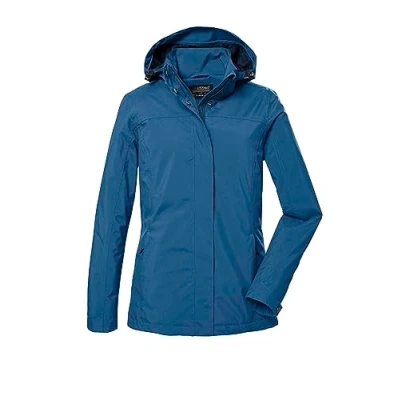Imagen de killtec Mujer Chaqueta funcional/chaqueta de exterior con capucha desmontable KOS 42 WMN JCKT, dark ocean, 34, 41282 000