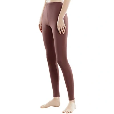 Imagen de Libella Mujer Leggins Largos Deportivas Multicolor con Cintura de Altura Ajustado Hecho algodón 4108 marrón XL