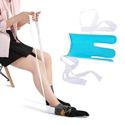 Imagen de TSHAOUN Calcetines de Ayuda Poner Medias Compresion Aparato,Calcetines Ayuda,Pequeños y Fáciles Llevar Ayuda, Adecuados Para Mujeres Embarazadas, Personas Mayores (1 Pack)