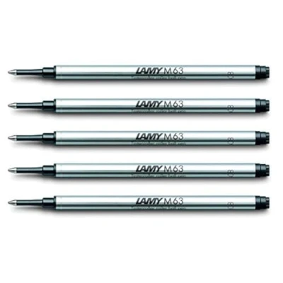 Imagen de Lamy M63 Recambio para bolígrafo roller (5 unidades), color negro