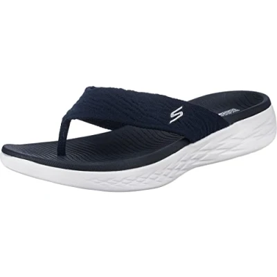 Imagen de Skechers ON The GO 600 Sunny, Sandalia Mujer, Navy Textile, 42 EU
