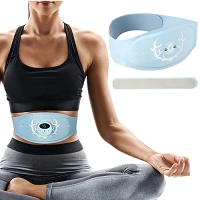 Imagen de EMS Electroestimulador Muscular Abdominales, Cinturon Abdominal, Maquina Abdominales en Casa para Hombres y Mujeres，USB Recargable