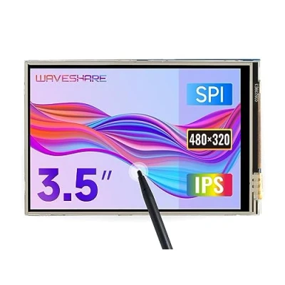 Imagen de Waveshare Raspberry Pi LCD Display Module 3.5inch 320 * 480 TFT Resistive Touch Screen Panel SPI Interface for Rapsberry Model B/B+/2B/3B/3B+