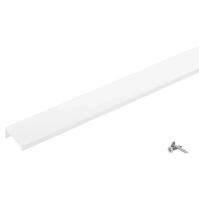 Imagen de 10 piezas Tirador de Mueble Blankett Jane 150 mm blanco Ral 9003 del Armario Manija Muebles SO TECH®