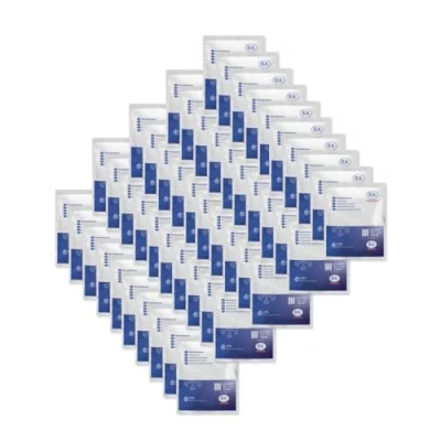 Imagen de IEA Medical Compresa fría instantánea (15,3 x 12,7 cm) 50 unidades Paquete de enfriamiento desechable para contusiones, picaduras insectos y otras lesiones, almohadillas refrigeración fáciles