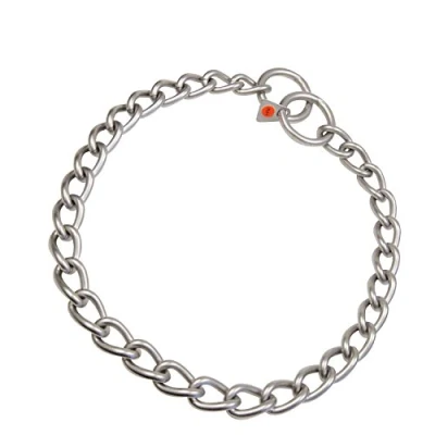 Imagen de HS Sprenger Collar eslabón retorcido de acero inoxidable mate