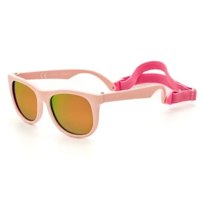 Imagen de Kiddus Gafas de Sol Polarizada para bebé, niño y niña. A partir 0 meses. Filtro Solar UV400. 100% Protección Flexibles, Seguras, Confortables, Resistentes. Rosa pastel