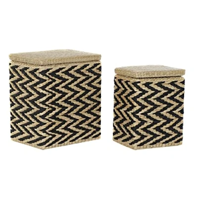 Imagen de DKD Home Decor Cesto para la Ropa, Negro, Estándar