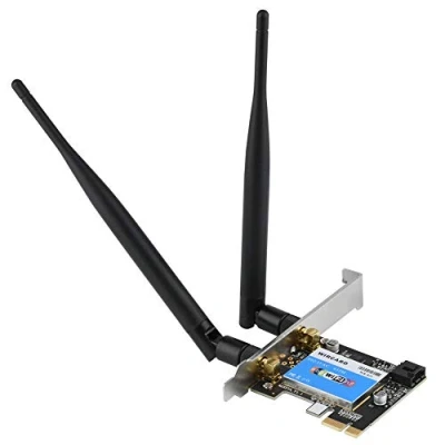 Imagen de 2.4G / 5G Tarjeta de Red Adaptador WiFi Bluetooth 4.0 Inalámbrico Banda Dual PCI Express con Velocidad hasta 433 Mbps para Computadoras Escritorio