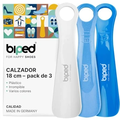 Imagen de biped juego de 3 calzadores plástico calzador 18 cm fabricación alemana z1570(sky)