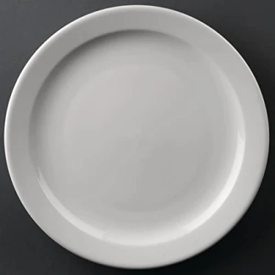 Imagen de Plato con borde estrecho de Athena Hotelware (CF364), 258 mm diámetro; pack 12