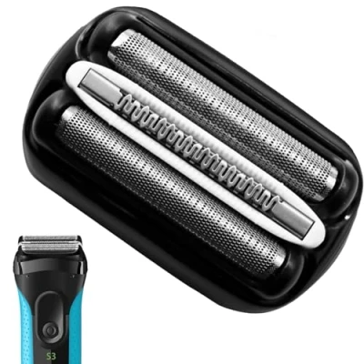Imagen de 32 B Cabezales de afeitado compatibles con Braun Razor Hombre Serie 3 Series Cabezal afeitar eléctrico compatible 3, 32B recortador precisión para afeitadora eléctrica