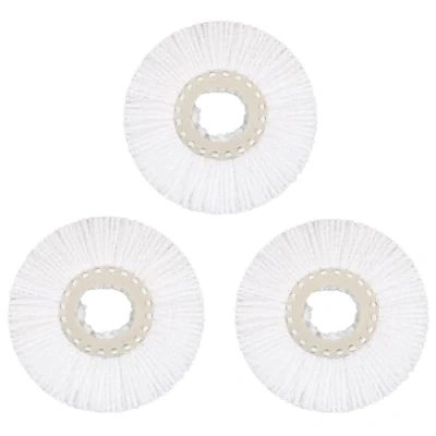 Imagen de 3 Cabeza de Fregona Repuesto Compatible con Leifheit Clean Twist Disc el Sistema Mop,Cabezal Recambio Mopa Microfibra (Pack Cabezal Mopa)