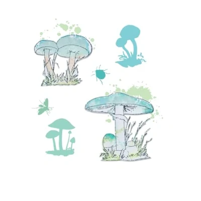 Imagen de Sizzix 49 and Market Sellos transparentes A5 y troqueles para marcos