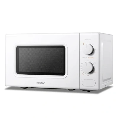 Imagen de COMFEE&#039; Horno microondas blanco, 20 litros, 700 W, 5 niveles de potencia, función descongelación rápida, temporizador manual, diseño compacto CM M202CC(WH)
