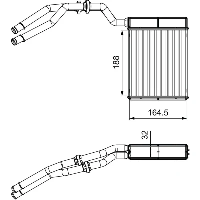 Imagen de VALEO 811515 Radiador de Calefaccion FORD: S Max Mk1, MONDEO 4