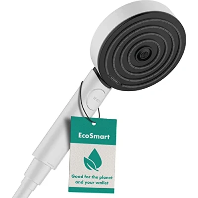 Imagen de hansgrohe Pulsify Select S Ducha de mano 105 3 tipos chorro Activation Ahorro agua 9 l/ min, blanco mate, 24101700