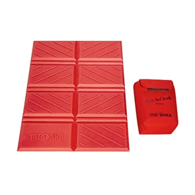 Imagen de Tatonka Cojín Plegable para Asiento de 26 x 34 cm, Plegable, Suave, con práctica Bolsa Almacenamiento, Sentarse en el Estadio, Senderismo y Trekking, cm (Rojo)