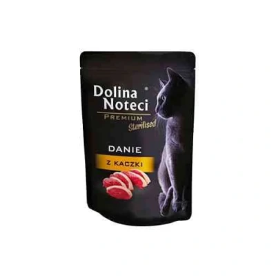 Imagen de Comida húmeda para Gatos DNP Sp. z o.o. Dolina noteci KOT sasz.85g Esterilizada kaczka / 10