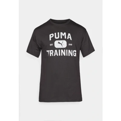 Imagen de Puma Graphics Train LOGO Relaxed TEE Camiseta deportiva, Hombre, Talla: Small, Black
