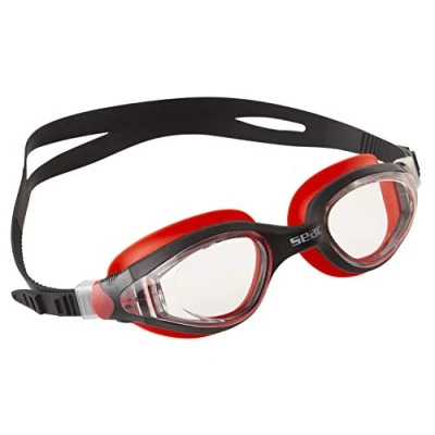 Imagen de SEAC Ritmo JR, Gafas de natación en la Piscina y el mar para Mujeres Hombres, Blanco/Rosa