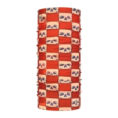 Imagen de BUFF®, Braga de Cuello Original EcoStretch Hombre Mujer Multifucional Talla unica, Caminar, y Cabeza, Senderismo, Sostenible, Running, Ligera, Estampada, skull plaid