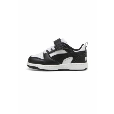 Imagen de puma Rebound Zapatos de bebé para niños, Talla: 20, white black