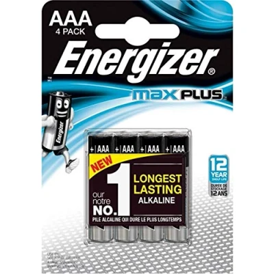 Imagen de Pack De 4 Pilas Alcalinas Aaa Energizer Alcalina Max Plus