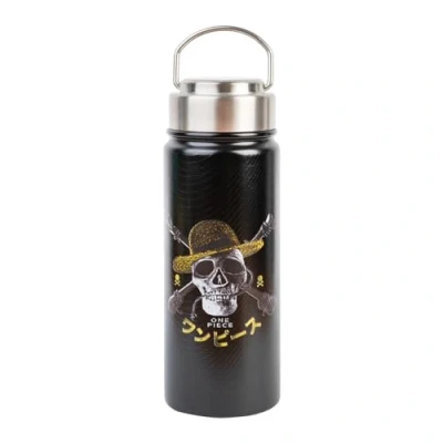 Imagen de Grupo Erik Botella agua acero inoxidable One Piece niños 550ml con asa termica doble pared Frio/Calor de Cantimplora, merchandising
